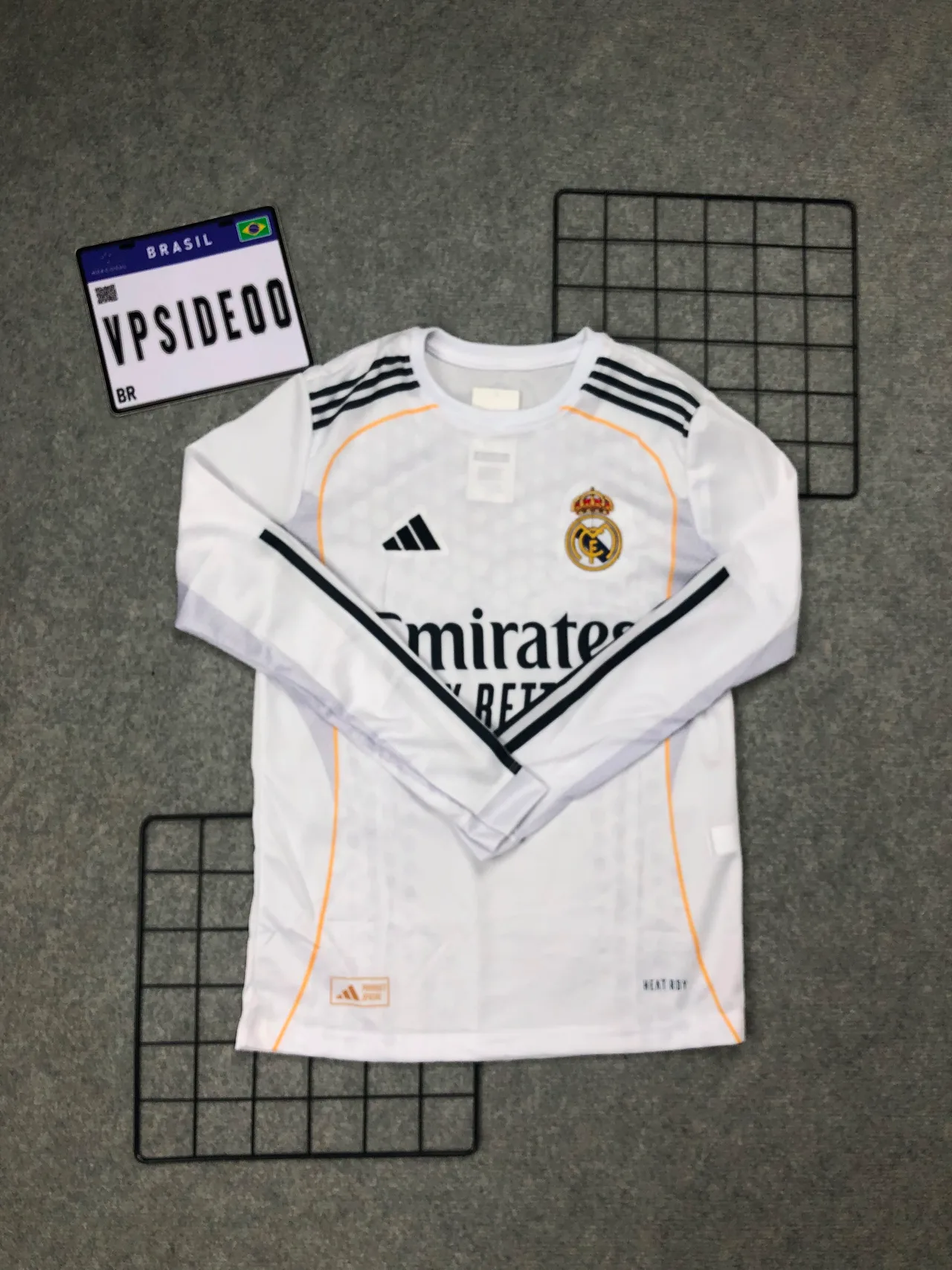 Camiseta Real Madrid Manga Longa