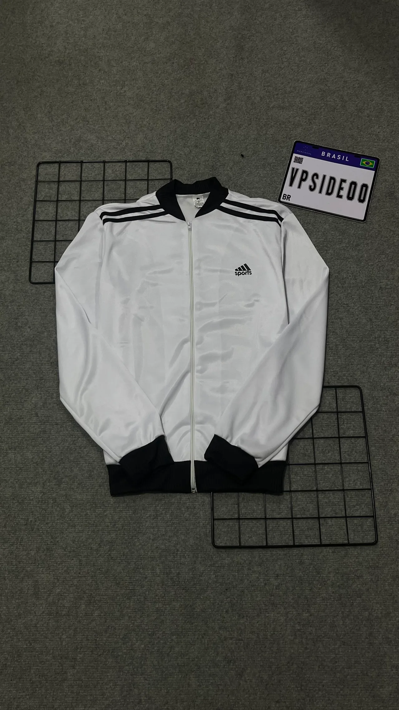Moletom Corta Vento Sports Branco