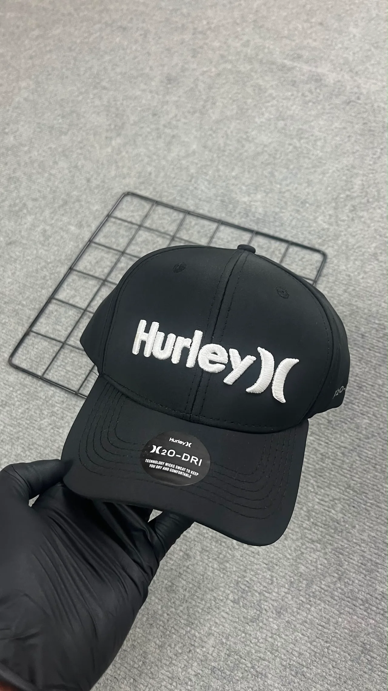 Boné Hurley Preto Estampado