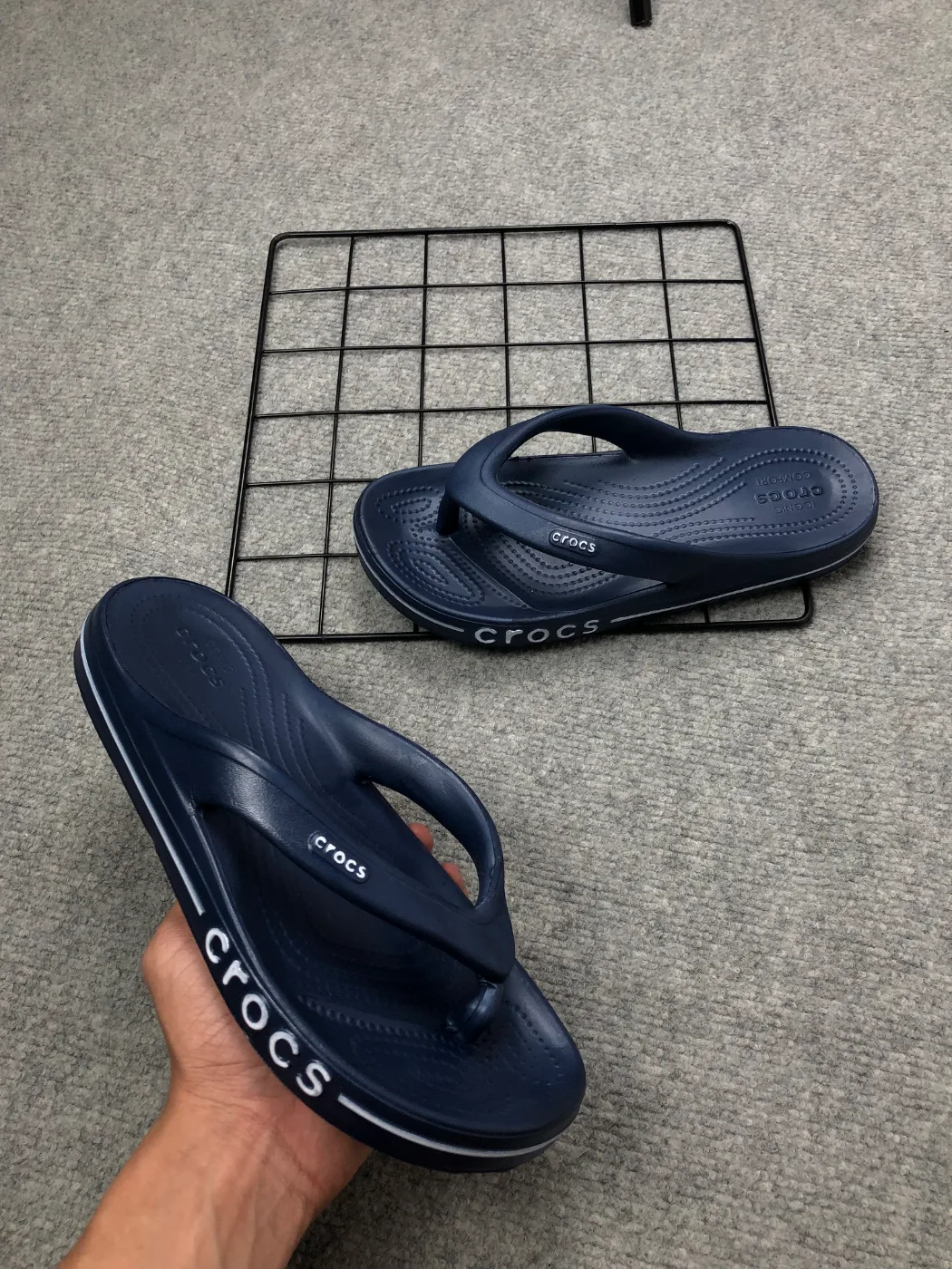 Sandália Crocs Azul Marinho