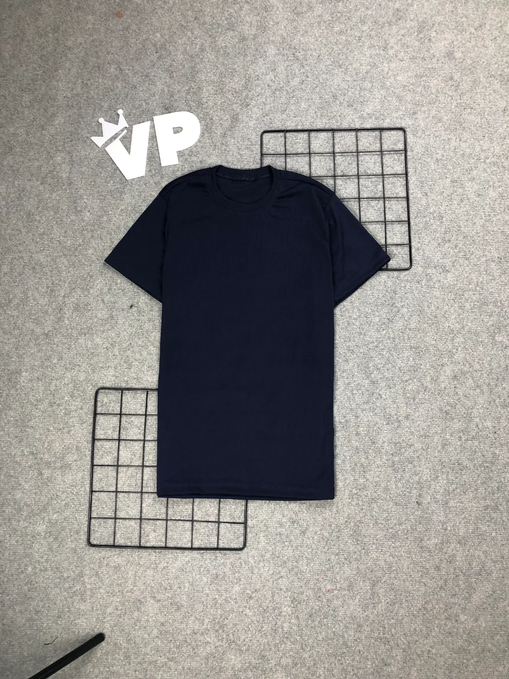 Camiseta Canelada Azul Marinhoo